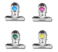 Zeller 11228 - Set di magneti Clip, 4 pezzi, in metallo