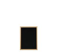Zeller 11273 - Lavagna magnetica in metallo e pino, 30 x 40 cm, colore: Nero