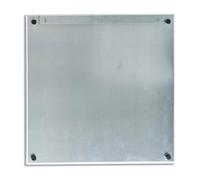 Zeller 11602 Lavagnetta magnetica in vetro, 40 x 40 cm, colore: Nero