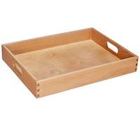 Zeller 13307 Scatola Multiuso, Legno, Beige, 40x30x7 cm