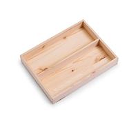 Zeller 13376 Vassoio Einsatz 36 x 27 x 5 cm per 13143 in Legno di Pino, Legno, Marrone, 36 x 27 x 5 cm