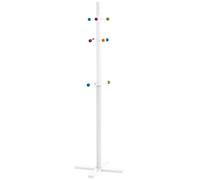 Zeller 13451 Attaccapanni per Bambini, Legno, Bianco, 38x38x125 cm