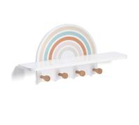 Zeller 13539 - Appendiabiti da parete per bambini, in MDF e pino, ca. 48 x 13 x 24 cm