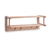 Zeller 13583 Appendiabiti da Parete, Bambú, Beige, 60x24x24 cm