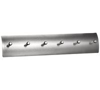 Zeller 13886 Barra Portachiavi, Stainless Steel, Argento, 34x3.8x7.5 cm elegante