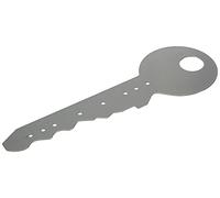 Zeller 13889 Barra Portachiavi, Metallo, Argento, 35x3.15x12 cm