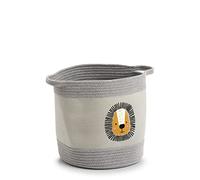 Zeller 14289 - Cesto portaoggetti "Leone", in cotone/poliestere, ca. Ø 30 x 30 cm