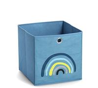 Zeller 14426 - Scatola portaoggetti "Blue Rainbow", in tessuto non tessuto, 28 x 28 x 28 cm, colore: Blu