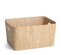 Zeller 14432 - Scatola portaoggetti "Legno", in cartone, circa 39,5 x 30,5 x 20,3 cm, effetto legno