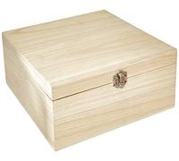 Zeller 15126 Scatola Portaoggetti, Legno, Beige, 23x23x10.5 cm