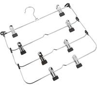 Zeller 17124 Gruccia Multipla per Gonne, Metallo, Argento, 32x36x0.3 cm
