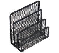 Zeller 17732 letterbox, anthracite, mesh, approx. 17.5 x 8.5 x 13.5 cm, desk org