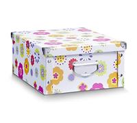 Zeller 17853 Scatola multiuso "Kids" in cartone, 32,5 x 10 x 27,5 cm