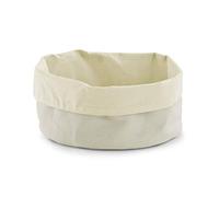 Zeller 18001 Sacchetto per Pane, Rotondo, Cotone, crema , 0.1x20x12 cm