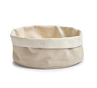 Zeller 18005 Sacchetto per Pane, Rotondo, Cotone, Crema, 0.1x25x13 cm