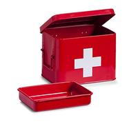 Zeller 18115 Medicina Box, Metallo, Rosso
