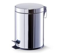 Zeller 18434 Pedal Bin 22 x 22 x 29.3 cm 5 L Stainless Steel Silver 22 x 22 x 22