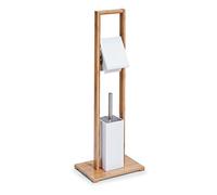 Zeller 18636 Garnitur WC, in MDF, in bambù, Colore: Bianco