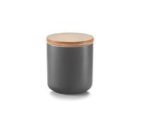 Zeller, 19826, contenitore in ceramica, con coperchio in bambù, Rot, 200 ml