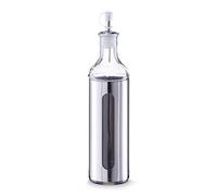 Zeller 19949 - Bottiglia per Olio/aceto in Acciaio Inox e Vetro, 500 ml, ø 6,5 x 28 cm