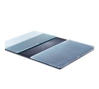 Zeller 2-tlg. Taglieri Piastre Copertura Fornelli Set Silikonfüße Taglio
