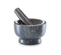 Zeller 24501 Set di Mortaio e Pestello, Pietra, Grigio, 0.1x13x8 cm