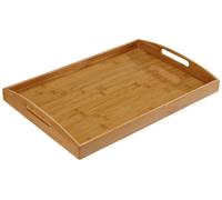 Zeller 25270 Vassoio, Bambú, Beige, 44x30x5.5 cm