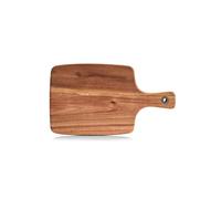Zeller 25550 Tagliere con Manico, Legno, Beige, 32x18.3x1.2 cm