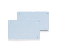 Zeller 26204 Set 2 taglieri in vetro 25 x 15 x 0.5