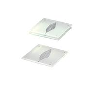 Zeller 26232 - Set di 4 sottobicchieri, 10 x 10 cm