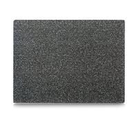 Zeller 26254, Piastra di Vetro Granito, Antracite, 40 x 30 cm