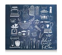 Zeller 26309 - Pannello decorativo in vetro, motivo Tomato Splash, 56 x 50 x 2 cm