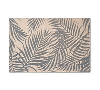 Zeller 27066 - Tovaglietta "Palme", in polino, 45 x 30 cm, colore: Grigio