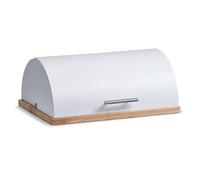 Zeller 27283 Portapane, Metallo, Bianco, 39x28x16.3 cm