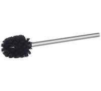 Zeller 98012 - Spazzolino WC acciaio Inox, ø 7,5 x 39,5 cm, colore: Nero