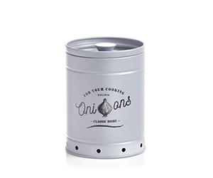 Zeller Barattolo in Metallo, Grau, Medium