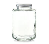 Zeller, Barattolo in Vetro con Coperchio in Metallo, Vetro/Metallo, Trasparente, 7000 ml