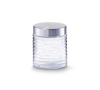 Zeller - Barattolo "scanalato", 650 ml, coperchio in acciaio INOX, Ø 10,5 x 12,5 cm