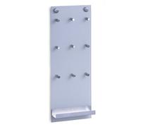 Zeller Key Holder, Silver, 15 x 6 x 40 cm