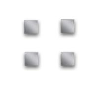Zeller-Magneti a Forma di cubo, Set di 4 Pezzi