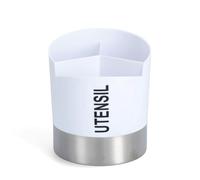 Zeller Supporto per Utensili da Cucina, 14,5 x 17 cm, Colore: Bianco, 14.5 x 14.5 x 17 cm