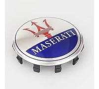 ZELLYA 4 PCS Coprimozzo Ruota, per Maserati Ghibli Quattroporte Coupe GT 60mm Ruota Centro mozzo Copertura Adesivo Copertura Antipolvere Cappello Distintivo,B