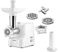 Zelmer ZMM1010B Tritacarne Elettrico, 1000 W, plastica e Acciaio Inossidabile, Bianco