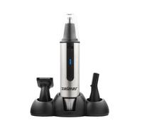 Zelmer ZNT0300 3 in 1 Trimmer per sopracciglia, testa girevole per naso e orecchie, testa di taglio per barba/collo, custodia soft touch.