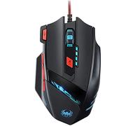 zelotes Mouse Gaming Cablata,9200 DPI Prestazioni Elevate,8 Pulsanti Programmabili,LED Multimodalità, Mouse da Gioco Ergonomico con Filo USB per PC,Mac,Laptop,Nero