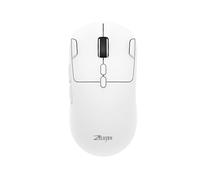 zelotes Mouse Gaming Wireless Bluetooth,Ricaricabile,Ultra Leggero 60g con 9 pulsanti programmabili,BT/USB 2.4G / Type-C,Mouse Senza Fili Ergonomico per PC,Laptop,Tablets,Bianco