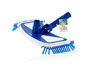 Zelsius, pulitore per piscina con 8 spazzole inferiori e 4 spazzole laterali | Rettangolare | pulitore per fondo piscina con attacco del tubo di diametro di 32/38 mm | Spazzola pulitrice per stanga
