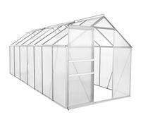 Zelsius Serra in alluminio per il giardino | Uso versatile come serra, serra per pomodori, serra fredda e casa per piante
