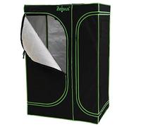 Zelsius Tenda Idroponica per soffitte MyHomeGrow 2-in-1 | Tenda per interni | Nero verde | Growroom Darkroom Serra (90 x 60 x 135 cm)