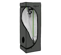 Zelsius Tenda MyHomeGrow Tenda da Coltivazione | Growbox Interno | Growroom Armadio Crescere Camera oscura Tenda per Piante Serra Tenda idroponica (80 x 80 x 180 cm, Grigio)
